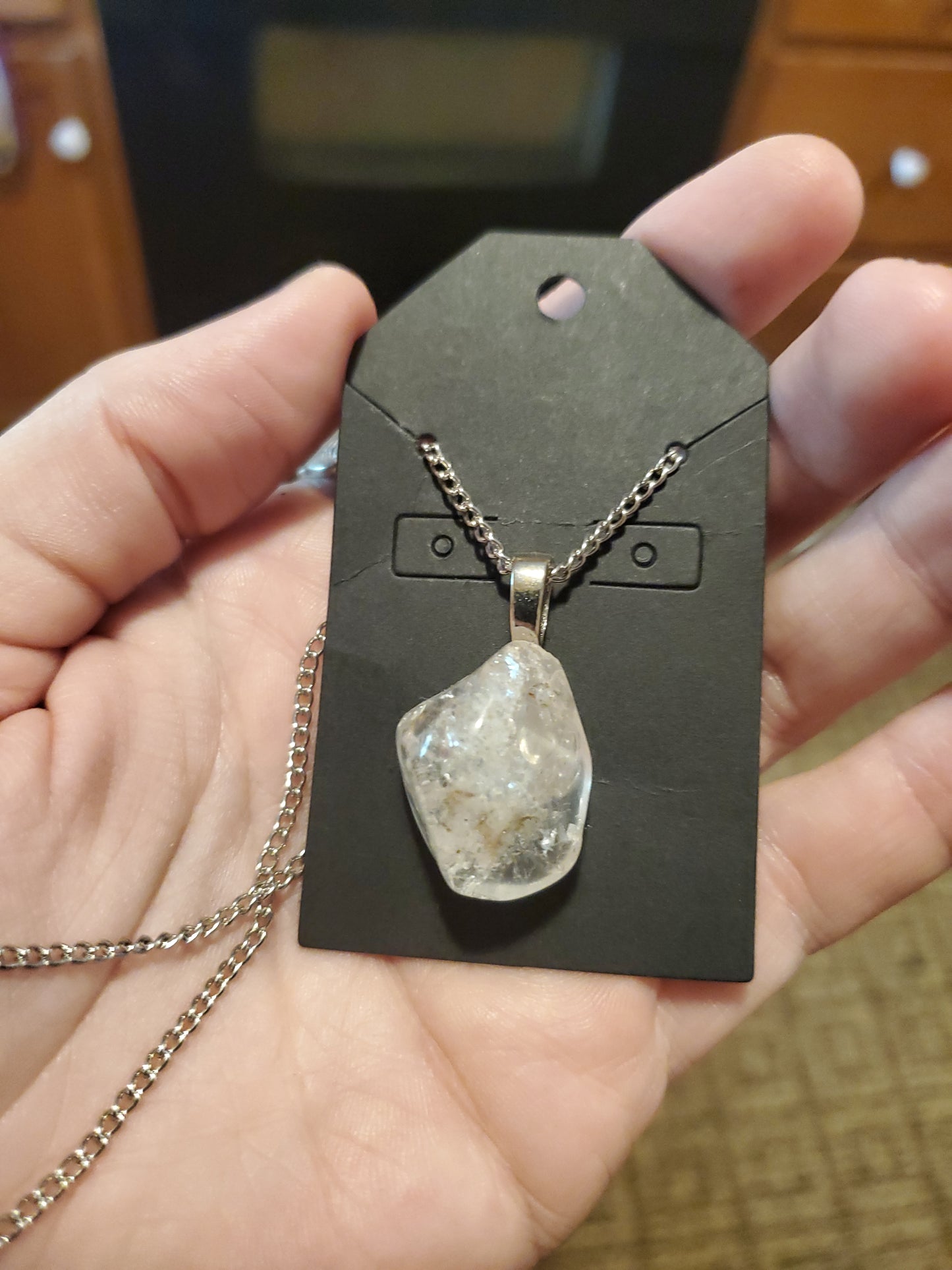 Natural Clear Quartz Pendant