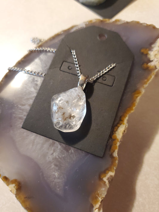 Natural Clear Quartz Pendant