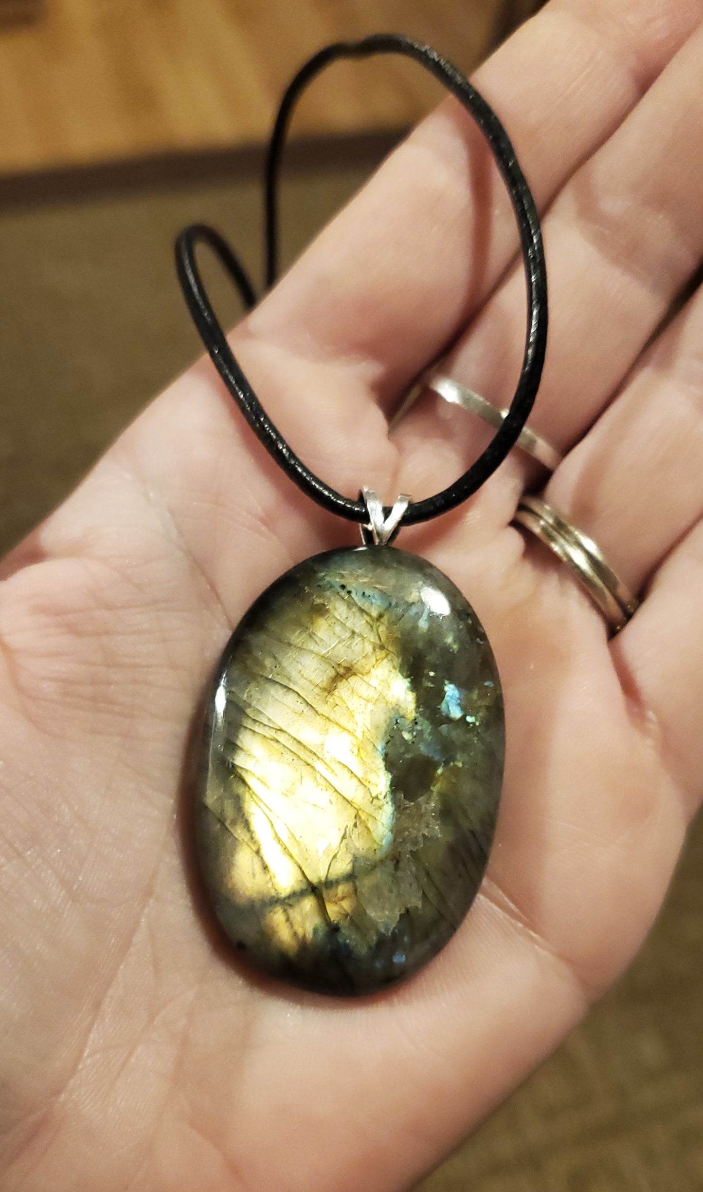 Sunset Labradorite Pendant