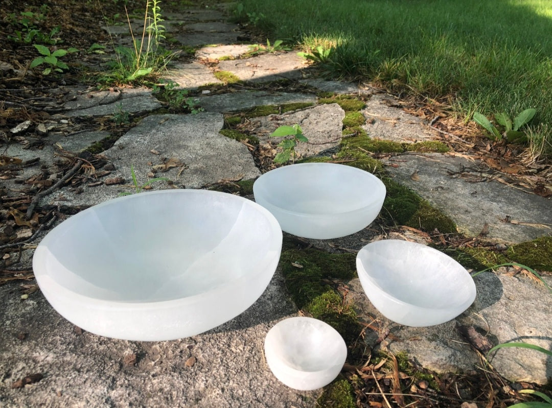 Small Selenite Bowls